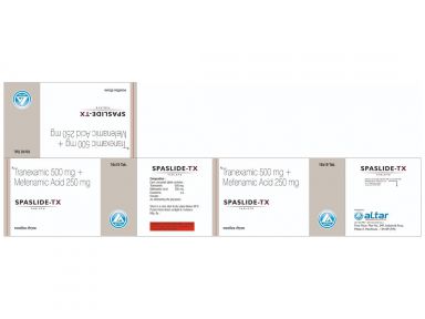 SPASLIDE TX - Altar Pharmaceuticals Pvt. Ltd.