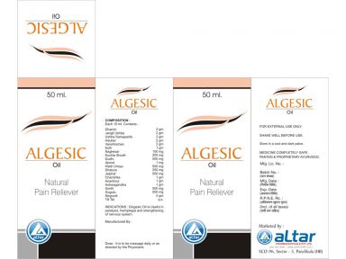 ALGESIC-OIL - Altar Pharmaceuticals Pvt. Ltd.