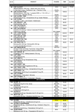 Altar MRP  List - 4 - Altar Pharma